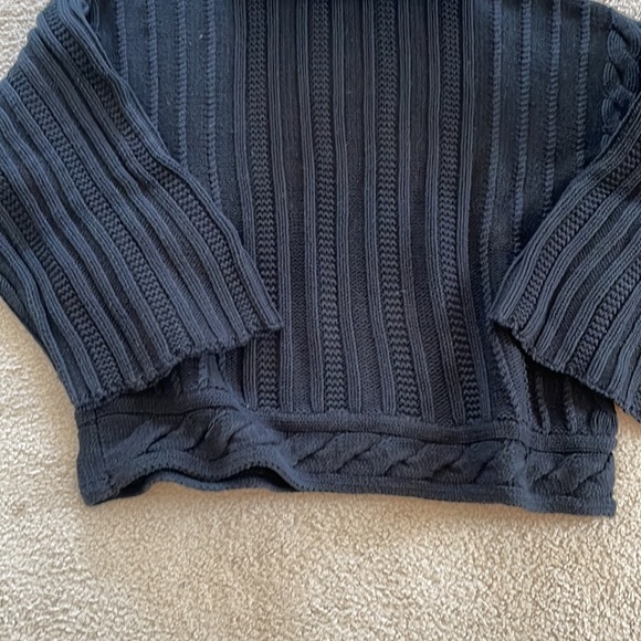 Black mock sweater - Picture 3 of 4